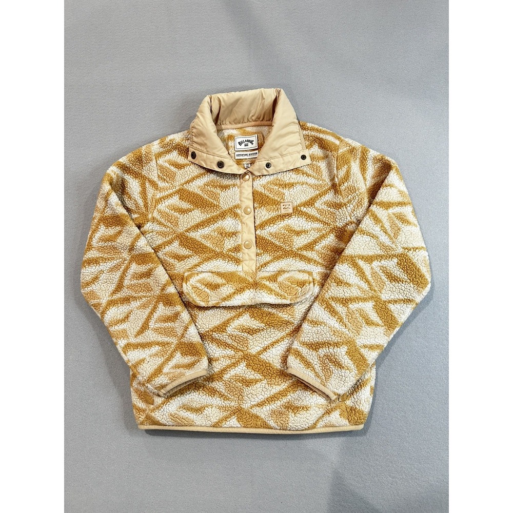 Billabong Adventure Division woman's Pullover Jacket Beige Geometric M